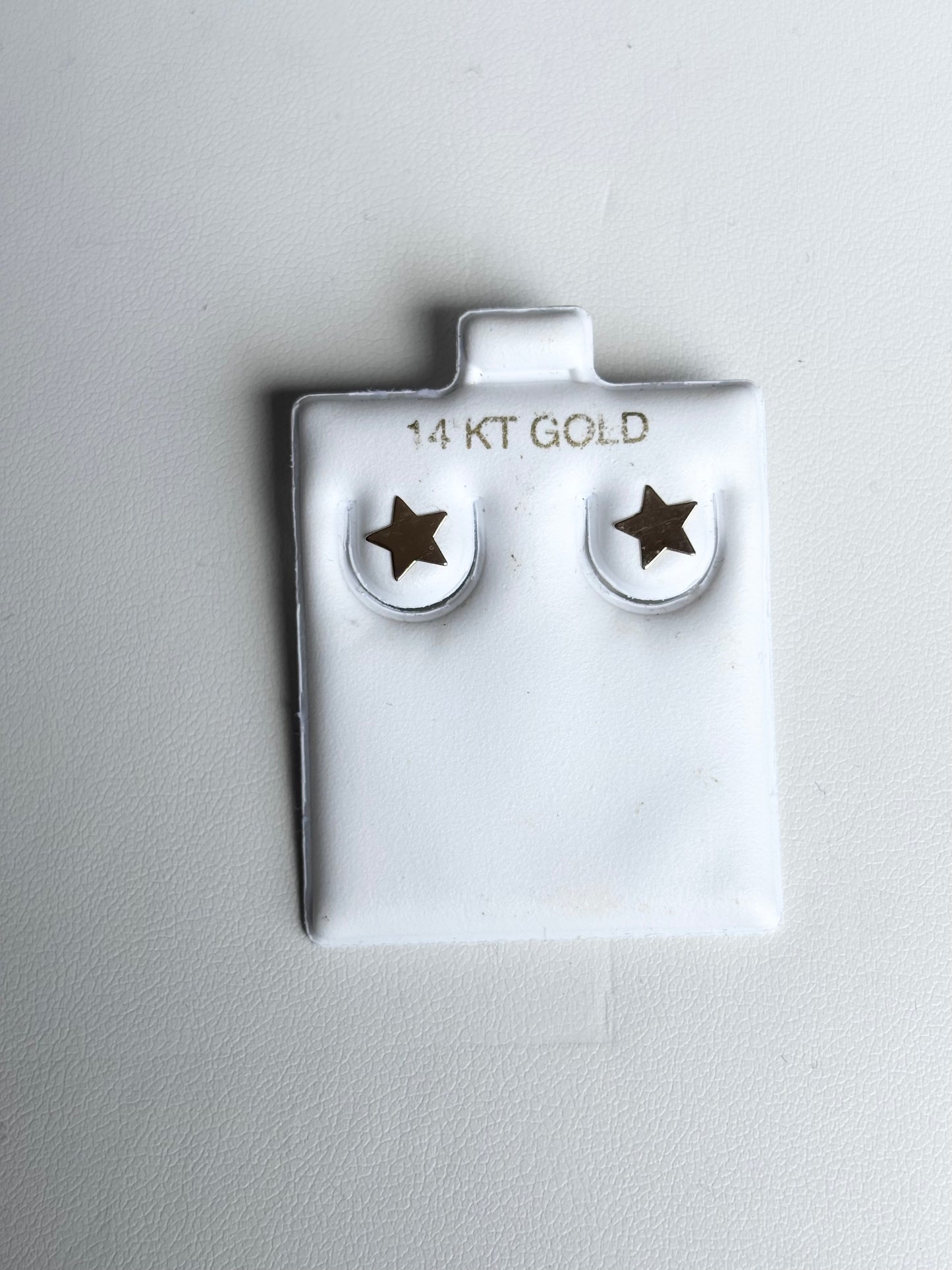 14KT Gold Star Studs