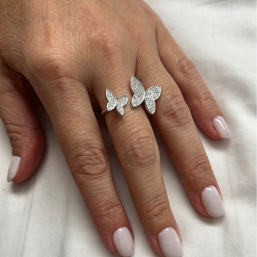 Butterfly Silver 925 Ring