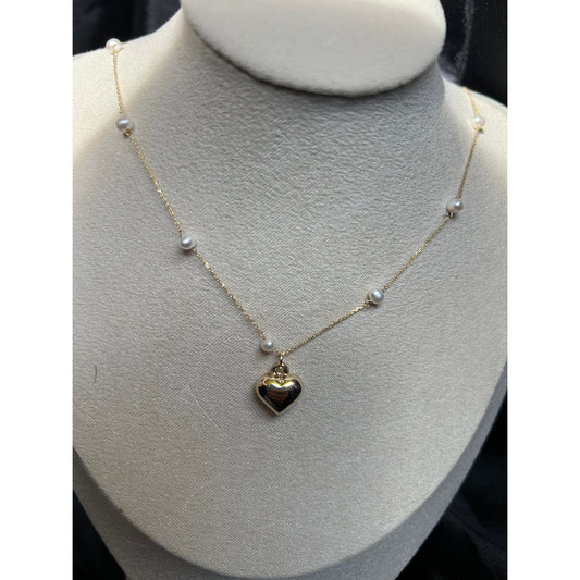 14K Solid Gold Pearls