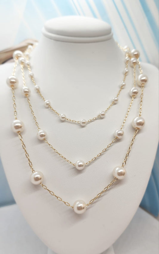 Pearls are a timeless beauty.